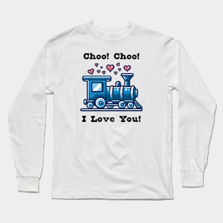 Train Valentine Long Sleeve T-Shirt